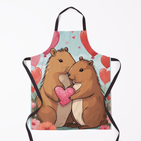 Item preview, CAPYBARAS LOVE , CAPYBARA designed and sold by GOLDENGARDENART.
