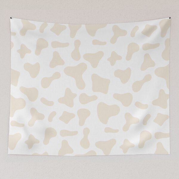 Item preview, Patrón de vaca crema sobre vaca blanca | Patrón de vaca Holstein designed and sold by PatternPen.