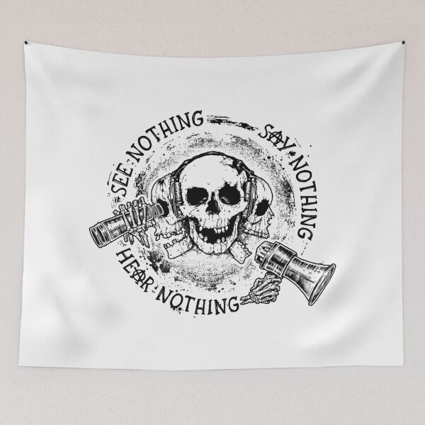 Item preview, Hear Nothing See Nothing Say Nothing (Light Version) designed and sold by sXe-art.