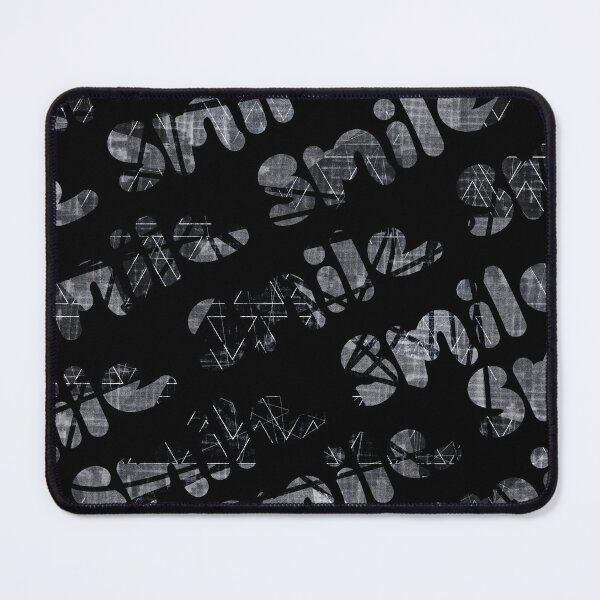 Item preview, geometric - triangles - smile - BG B - grey designed and sold by tangerinedusk.