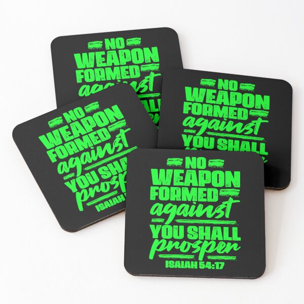 Item preview, Isaiah 54:17 No Weapon Formed Against You Shall Prosper designed and sold by plushism.