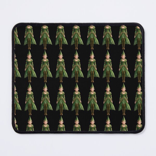 Item preview, Elegant Elven Princess in Ornate Green Attire designed and sold by artwaves.