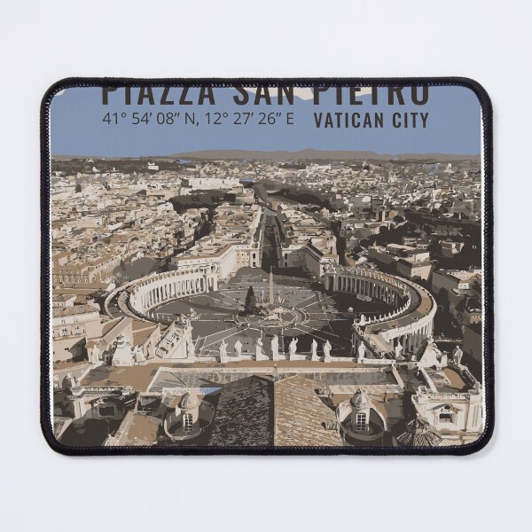 Item preview, Piazza San Pietro from Atop St. Peter's Dome designed and sold by Mundivagant Designs.
