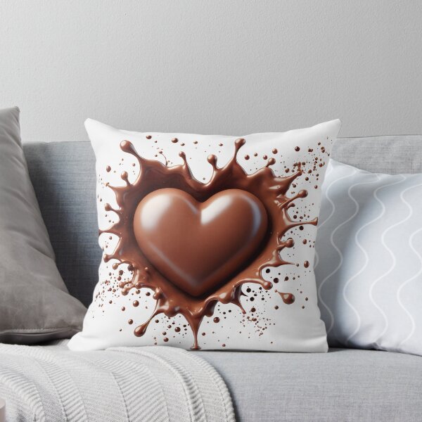Item preview, Chocolate Splash Heart Shape designed and sold by KwangCB.