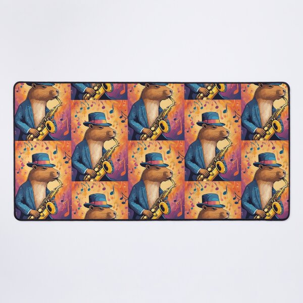 Item preview, CAPYBARA JAZZ , CAPYBARA, JAZZ designed and sold by GOLDENGARDENART.