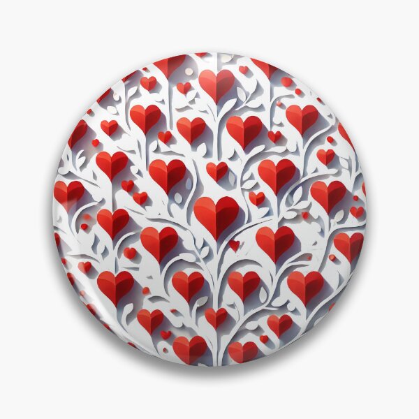 Item preview, Red heart shape coated in a circle designed and sold by KwangCB.