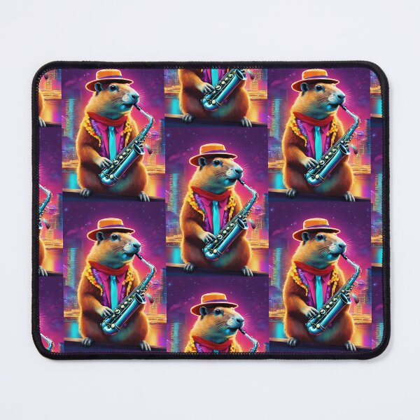 Item preview, PLAY CAPYBARA JAZZ , CAPYBARA, JAZZ designed and sold by GOLDENGARDENART.