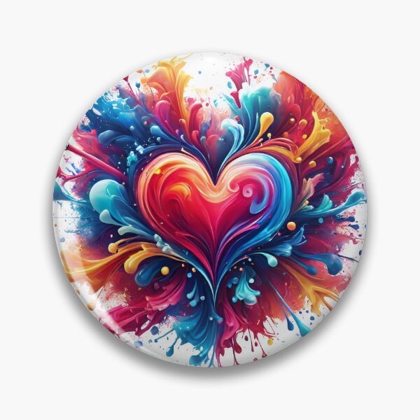Item preview, Heart-shaped painting color spreads out designed and sold by KwangCB.