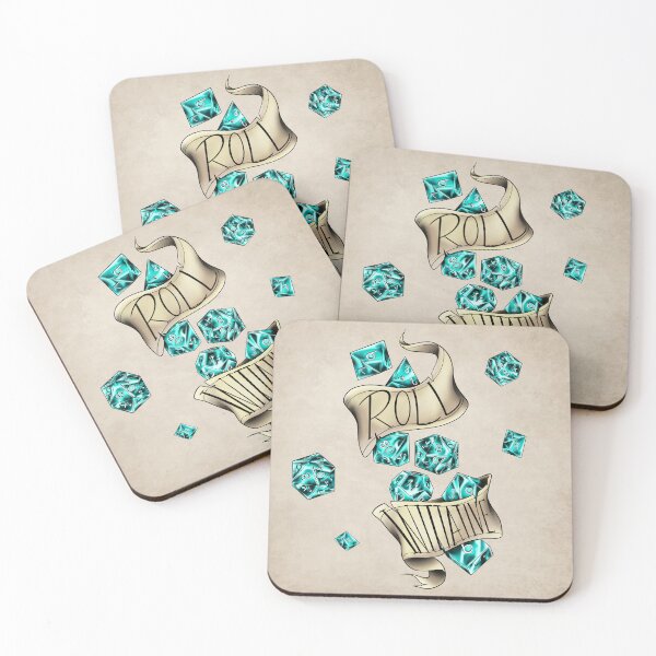 Item preview, DnD Roll Initiative (light blue) designed and sold by RetroCoven.