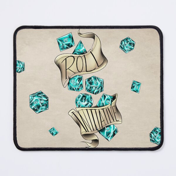 Item preview, DnD Roll Initiative (light blue) designed and sold by RetroCoven.