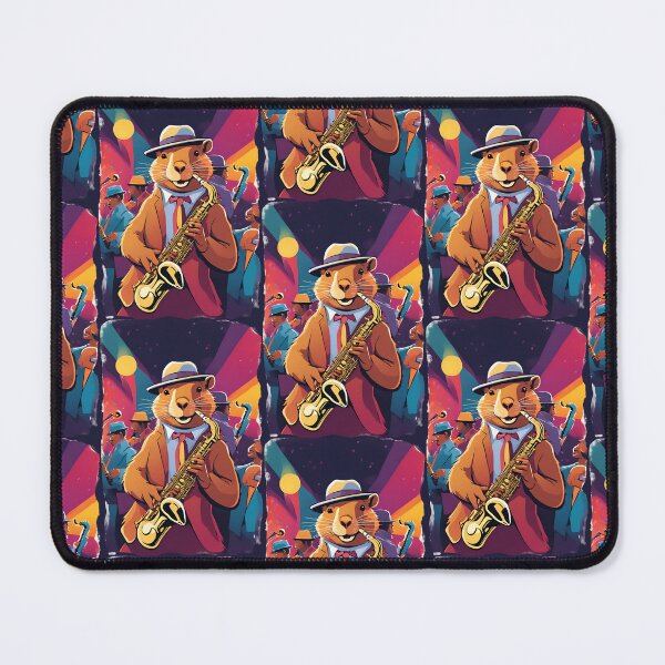Item preview, SOUL CAPYBARA JAZZ , CAPYBARA, JAZZ designed and sold by GOLDENGARDENART.