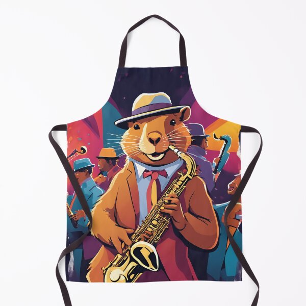 Item preview, SOUL CAPYBARA JAZZ , CAPYBARA, JAZZ designed and sold by GOLDENGARDENART.
