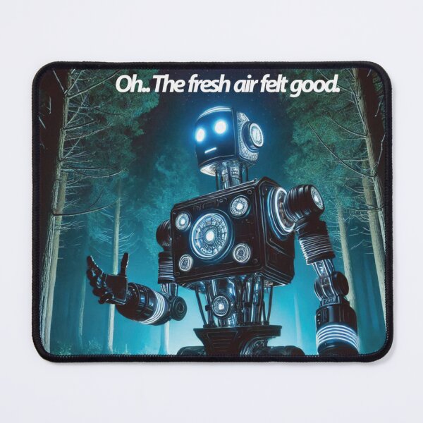 Item preview, Robot Happy in the Woods designed and sold by Dogandesighn.