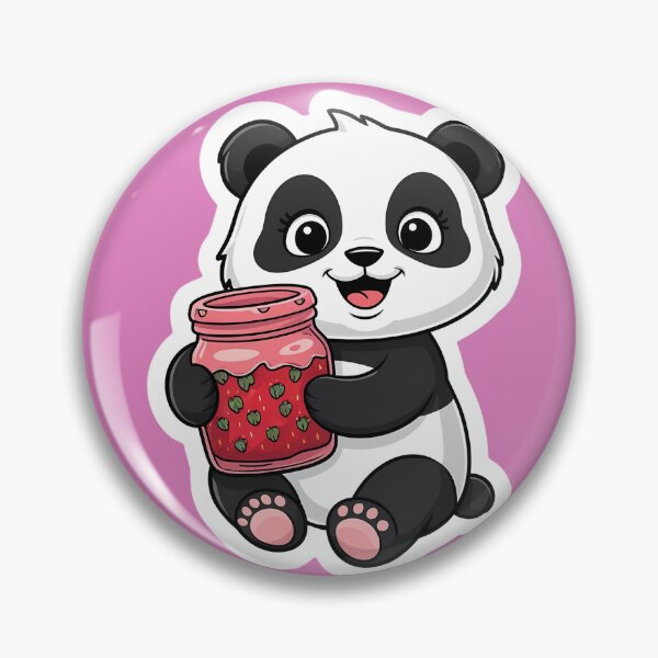 Item preview, Panda having Strawberry Jam| Berry Spreadable Delight | Gobble Gala  designed and sold by Kids GobbleGala.