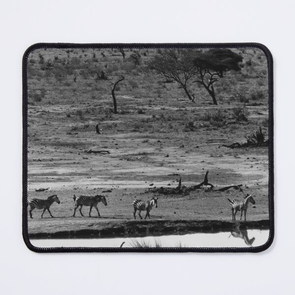 Item preview, Vintage Zebras at the Watering Hole Kenya designed and sold by JerryFrank.
