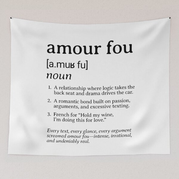 Item preview, Dictionary: Amour Fou (I) designed and sold by nature. electrified..