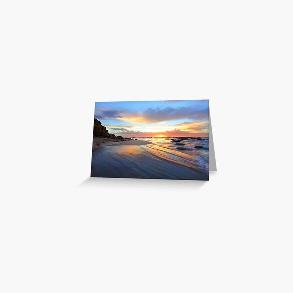 Item preview, Magnificent sunrise morning at Bateau beach Australia seascape landscape designed and sold by Cooee Collection.