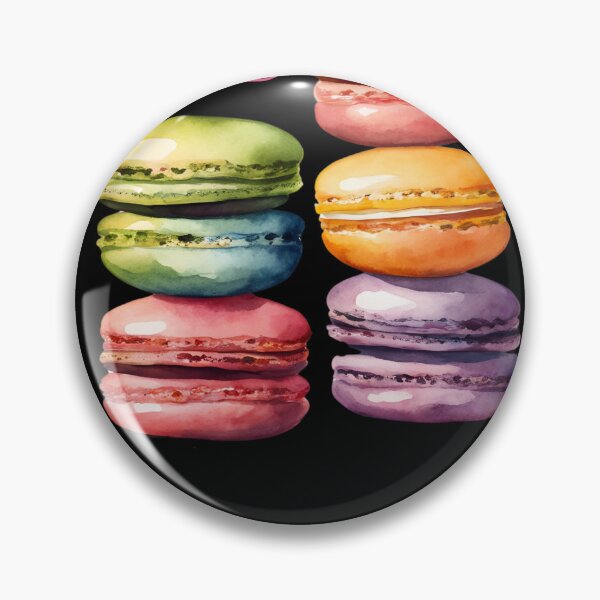 Item preview, French Love, Sweet Colorful Macarons, Rainnbow Macarons, Baking Lovers, Cake Maker designed and sold by KolorellaS.