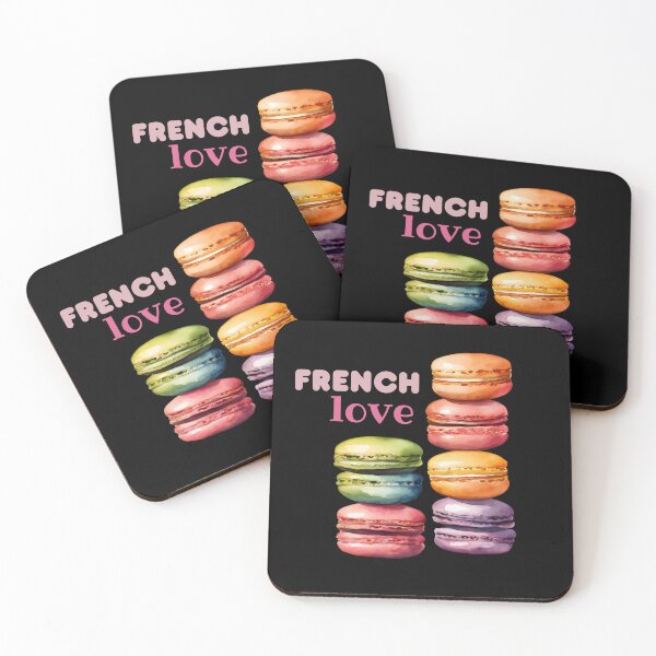 Item preview, French Love, Sweet Colorful Macarons, Rainnbow Macarons, Baking Lovers, Cake Maker designed and sold by KolorellaS.