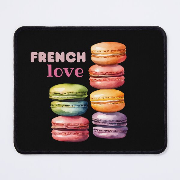 Item preview, French Love, Sweet Colorful Macarons, Rainnbow Macarons, Baking Lovers, Cake Maker designed and sold by KolorellaS.