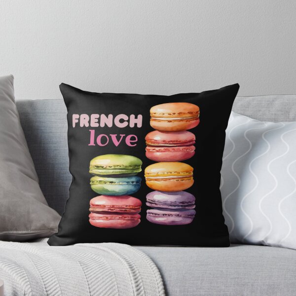 Item preview, French Love, Sweet Colorful Macarons, Rainnbow Macarons, Baking Lovers, Cake Maker designed and sold by KolorellaS.