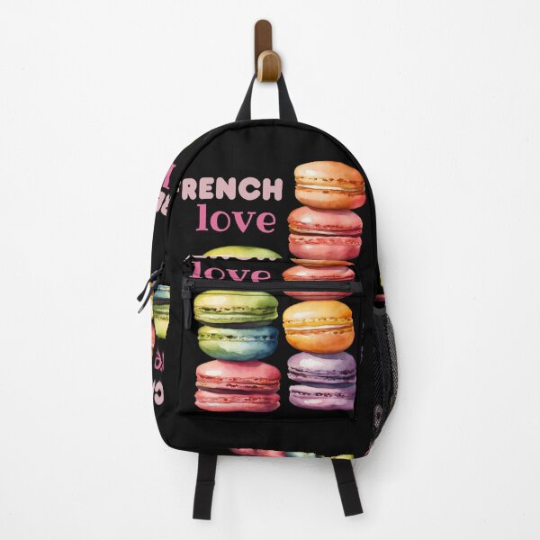 Item preview, French Love, Sweet Colorful Macarons, Rainnbow Macarons, Baking Lovers, Cake Maker designed and sold by KolorellaS.