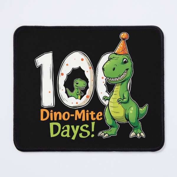 Item preview, 100 Dino-Mite Days Funny Dinosaur Celebration Design designed and sold by Vago.