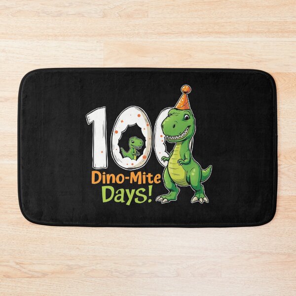 Item preview, 100 Dino-Mite Days Funny Dinosaur Celebration Design designed and sold by Vago.