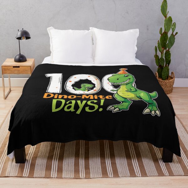 Item preview, 100 Dino-Mite Days Funny Dinosaur Celebration Design designed and sold by Vago.