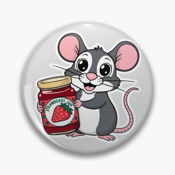 Item preview, Rat having Strawberry Jam| Berry Spreadable Delight | Gobble Gala  designed and sold by Kids GobbleGala.