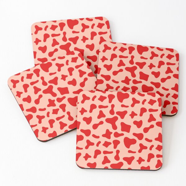 Item preview, Red Cow Pattern on Pink Cow | Holstein Cow Pattern designed and sold by PatternPen.