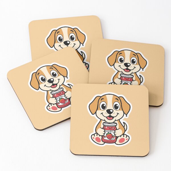 Item preview, Dog having Strawberry Jam| Berry Spreadable Delight | Gobble Gala  designed and sold by Kids GobbleGala.
