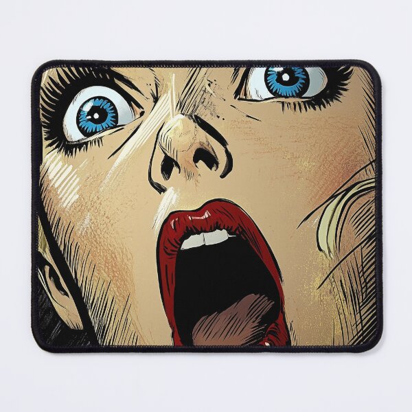 Item preview, Dramatic Horror Pop Art - Gothic Expression Wall Art designed and sold by Very Peculiar.