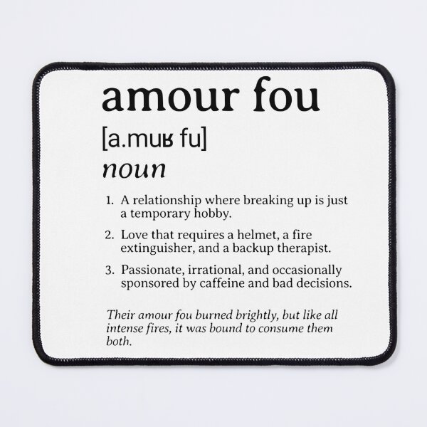 Item preview, Dictionary: Amour Fou (II) designed and sold by nature. electrified..