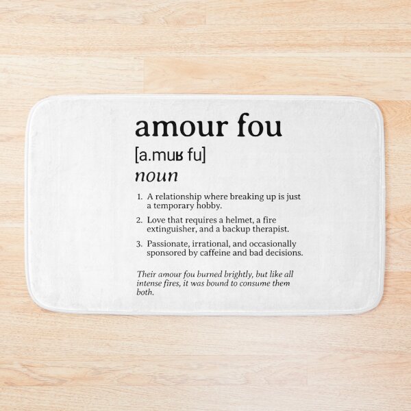 Item preview, Dictionary: Amour Fou (II) designed and sold by nature. electrified..