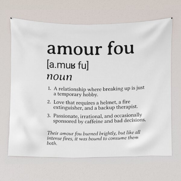 Item preview, Dictionary: Amour Fou (II) designed and sold by nature. electrified..