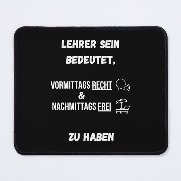 Artikelvorschau, Lehrer sein bedeutet, vormittags recht und nachmittags frei zu haben | Schule Lehrer Meme Shirt entworfen und verkauft von ManuelMuse.