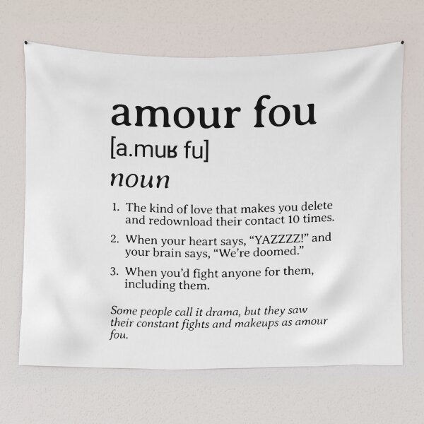 Item preview, Dictionary: Amour Fou (IV) designed and sold by nature. electrified..