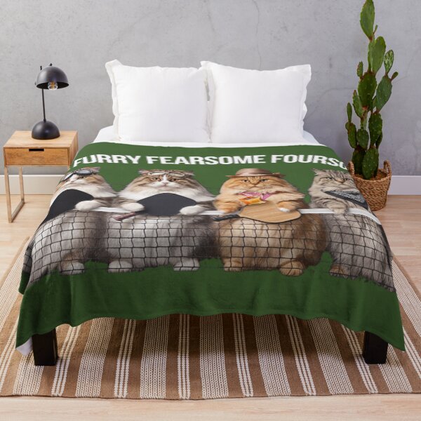 Item preview, Furry Foursome Pickleball Kitties #2 designed and sold by ChonkingHazard.