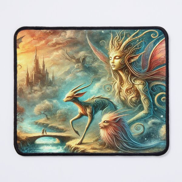 Item preview, "Magical creatures bring an enchanted landscape to life: A visual adventure" designed and sold by FotoworldEdel.