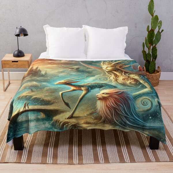 Item preview, "Magical creatures bring an enchanted landscape to life: A visual adventure" designed and sold by FotoworldEdel.