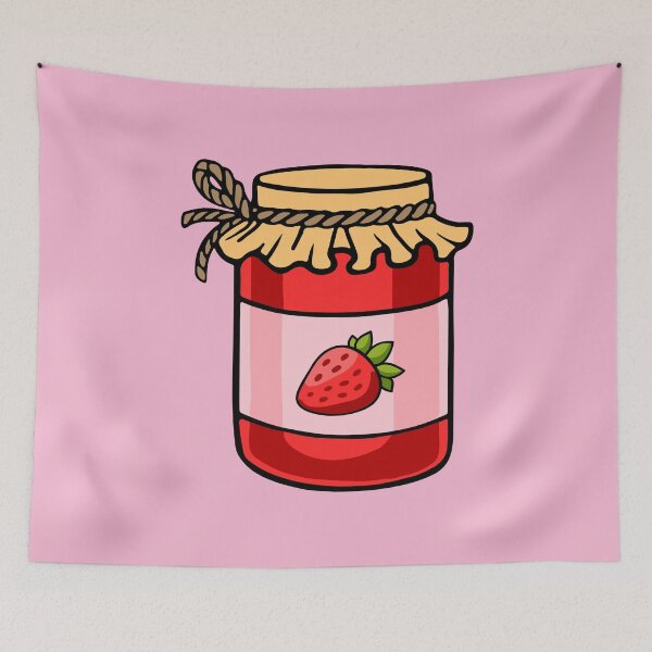 Item preview, my first love-strawberry jam| Berry Spreadable Delight | Gobble Gala  designed and sold by Kids GobbleGala.