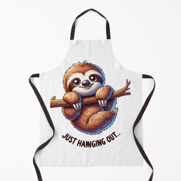 Item preview, Sloth hangs out Funny Saying Design designed and sold by ClothingByLenni.