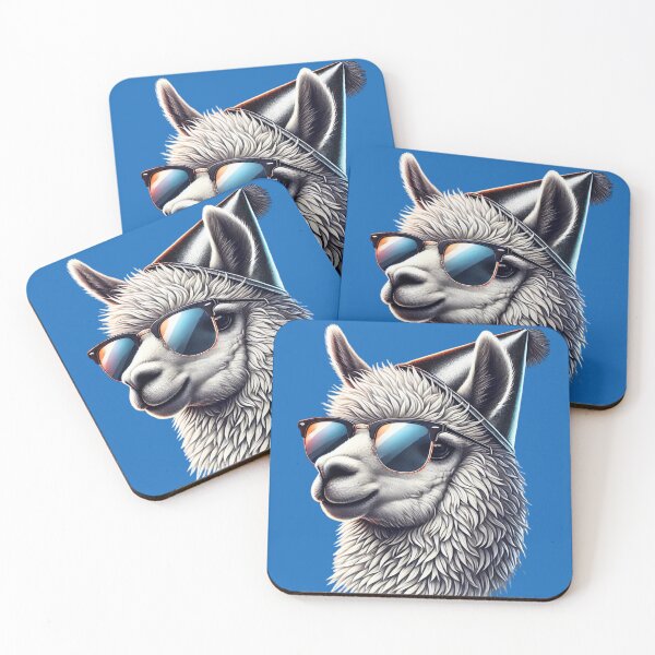 Item preview, Realistic Llama with Stylish Sunglasses - No Drama Vibes designed and sold by Nauert's.