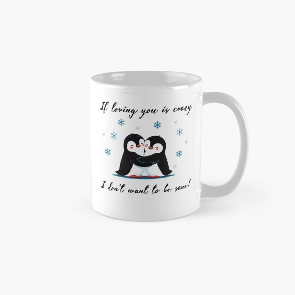 Item preview, Loving You Is Crazy Penguin Winter designed and sold by OleOleStore.