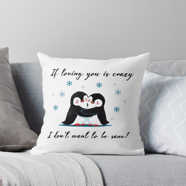 Item preview, Loving You Is Crazy Penguin Winter designed and sold by OleOleStore.