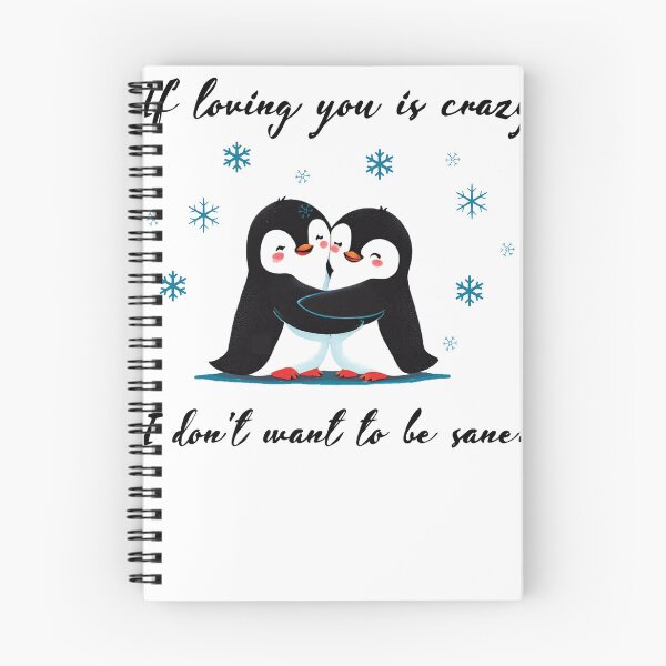 Item preview, Loving You Is Crazy Penguin Winter designed and sold by OleOleStore.
