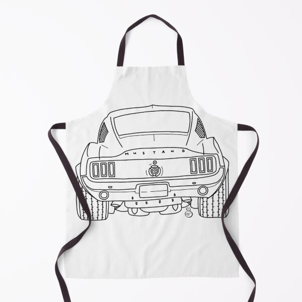 Item preview, Ford Mustang Lineart (Black) designed and sold by SSR-art.