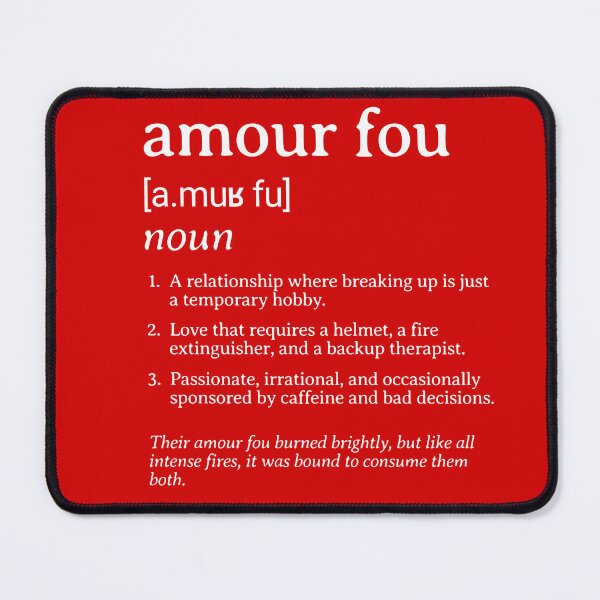 Item preview, Dictionary: Amour Fou (II) designed and sold by nature. electrified..