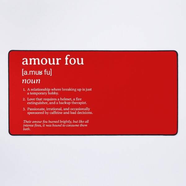 Item preview, Dictionary: Amour Fou (II) designed and sold by nature. electrified..